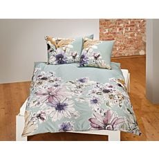 Linge de lit imprimé d'un motif fleuri coloré