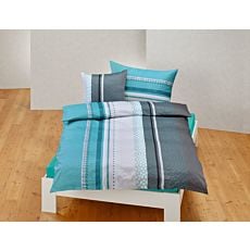 Linge de lit au motif moderne avec dégradé de couleurs racé