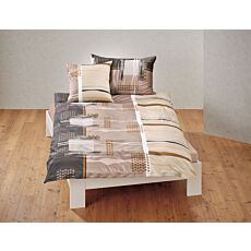 Linge de lit agrémenté d'un motif moderne