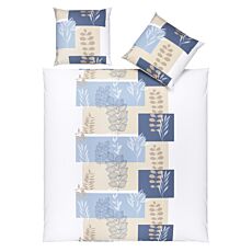 Bettwäsche mit modernem Blätterdesign