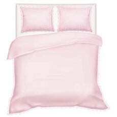 Linge de lit avec de la dentelle