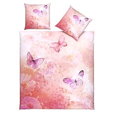 Linge de lit à motif de papillons
