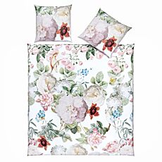 Bettwäsche mit floralem Muster