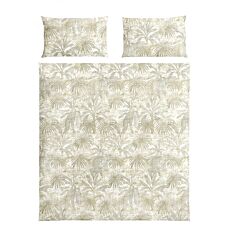 Bettwäsche mit elegantem Blattmotiv