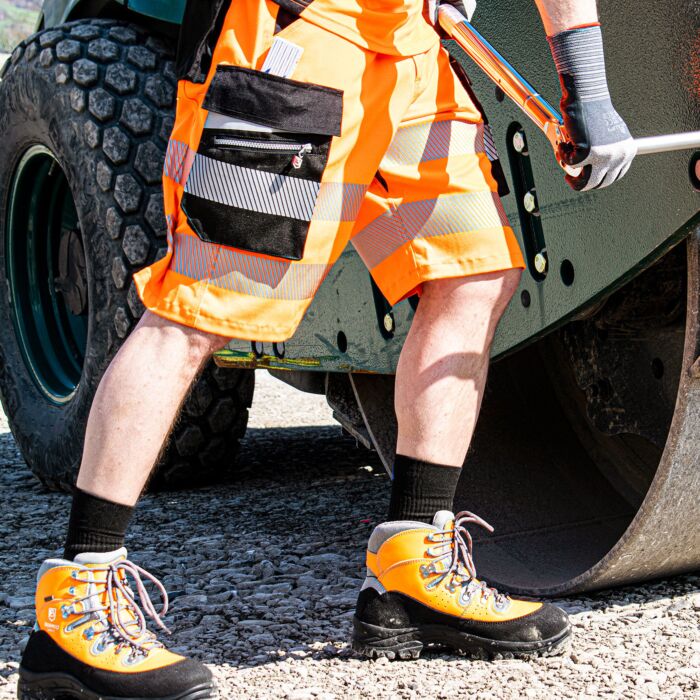 Chaussure de sécurité orange Bormio