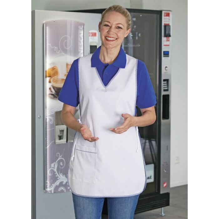 Überwurfschürze weiss