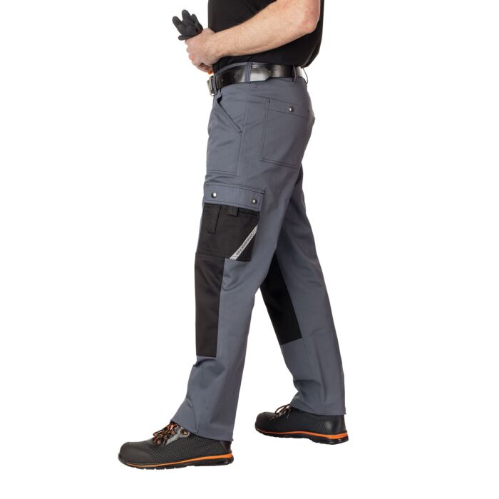 Orix Arbeitshose schwarz-grau-olive