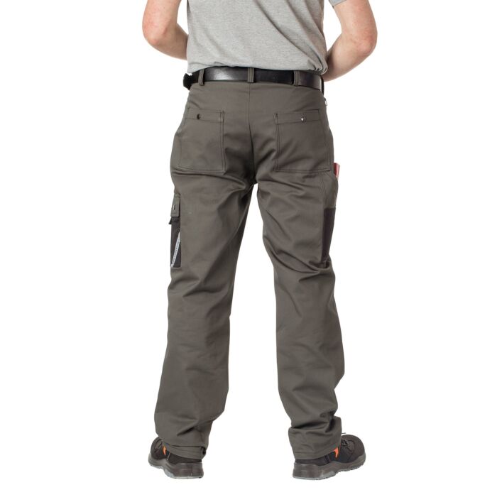 Orix Arbeitshose schwarz-grau-olive