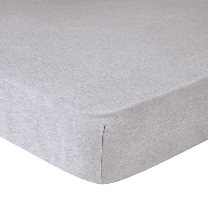 Jersey-Mélange Fixleintücher – 90–100x190–200 cm