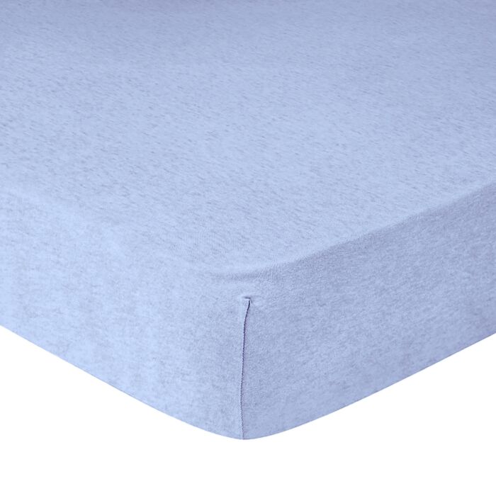 Jersey-Mélange Fixleintücher – 90–100x190–200 cm