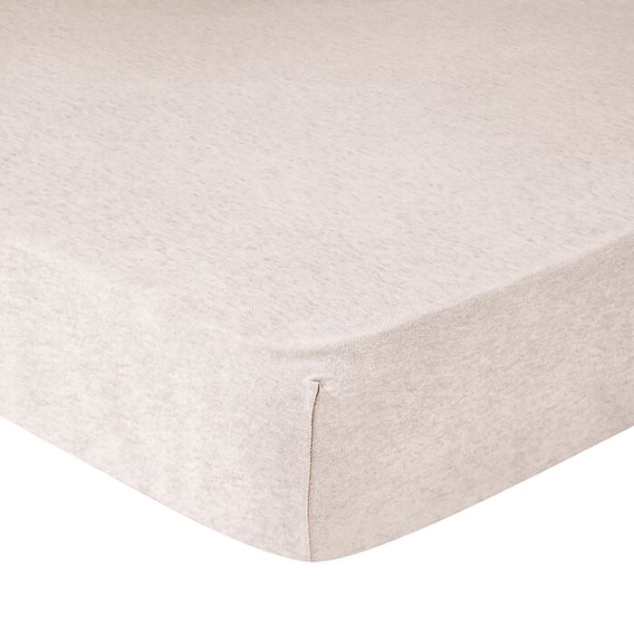 Jersey-Mélange Fixleintücher – 90–100x190–200 cm