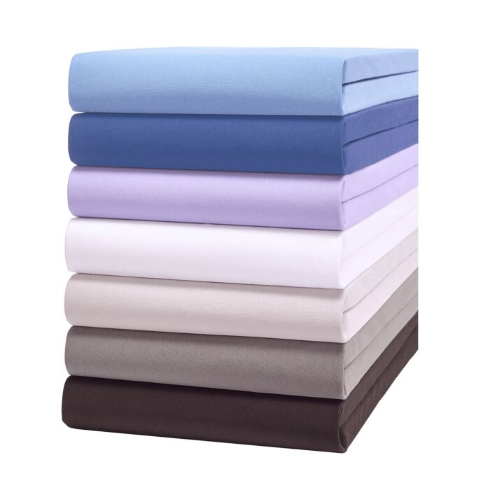 Draps-housses en jersey super stretch pour surmatelas