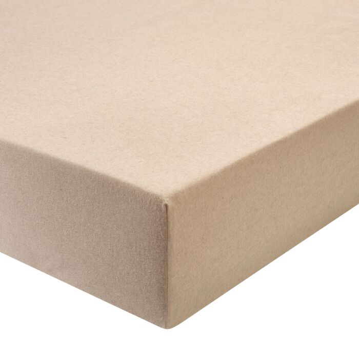 Drap-housse en flanelle fine avec effet chiné