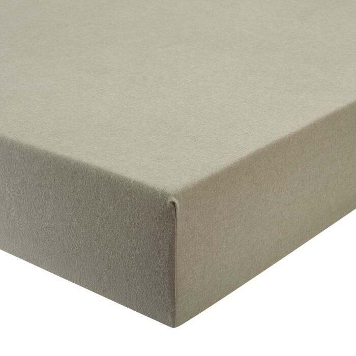 Drap-housse en flanelle fine avec effet chiné