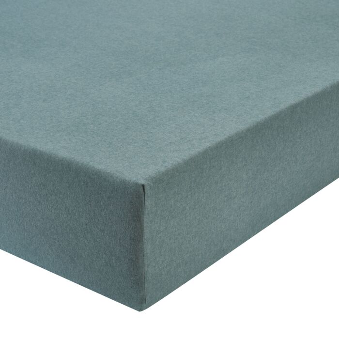 Drap-housse en flanelle fine avec effet chiné
