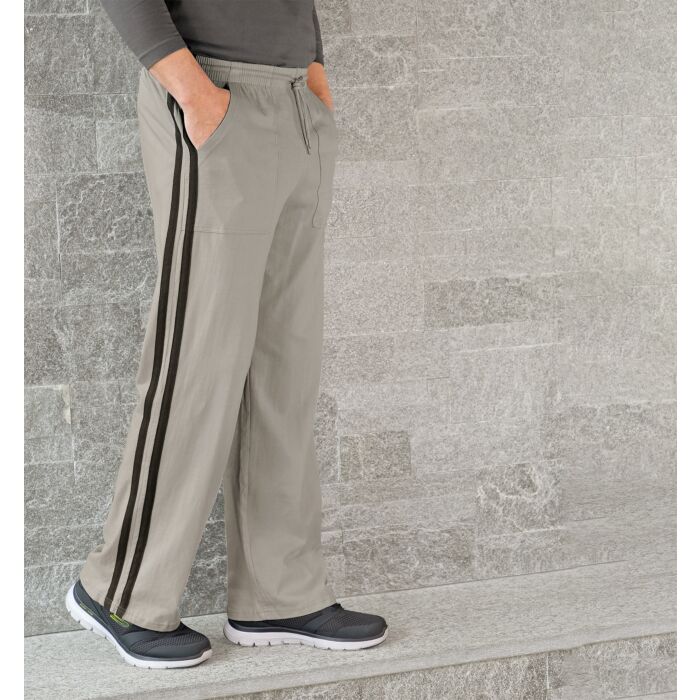 Freizeithose mit seitlichem Streifen