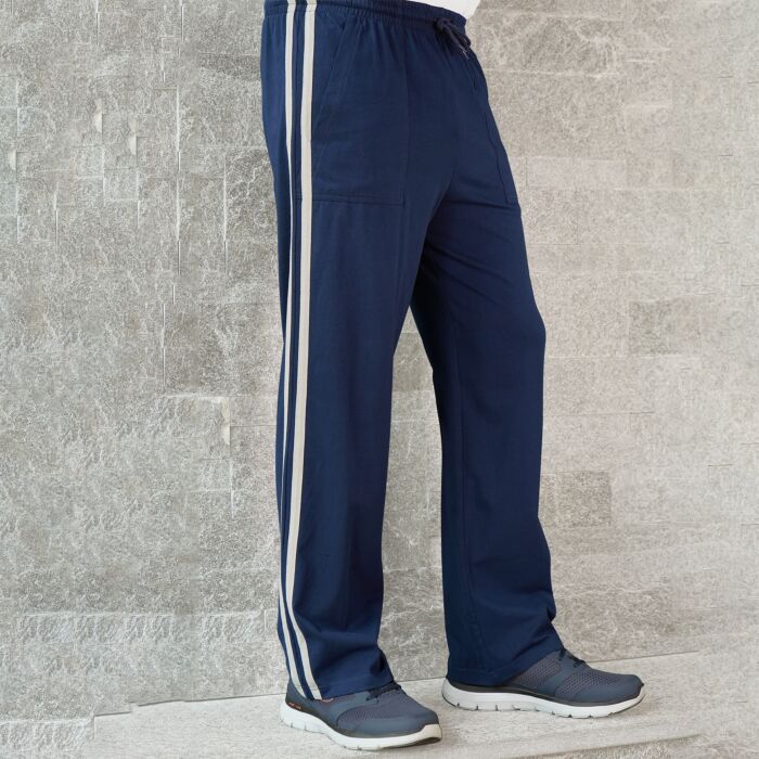 Freizeithose mit seitlichem Streifen