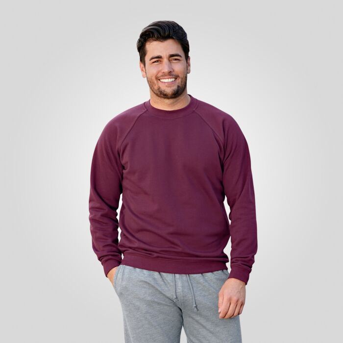 Sweat Shirt mit Bündchen unisex
