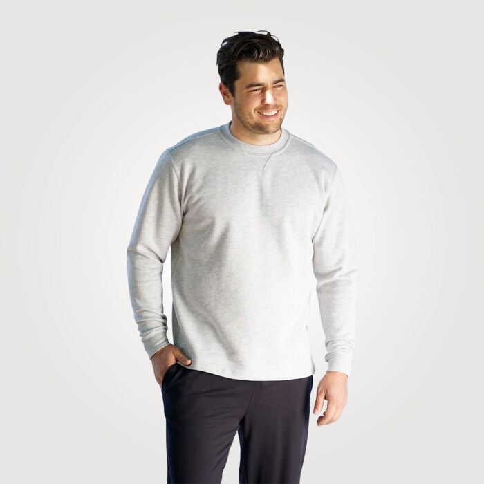 Sweat Shirt mit geradem Saumabschluss