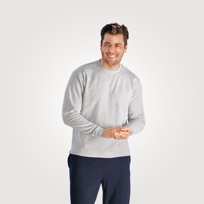 Sweat Shirt mit geradem Saumabschluss