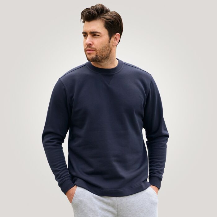 Sweat Shirt mit geradem Saumabschluss