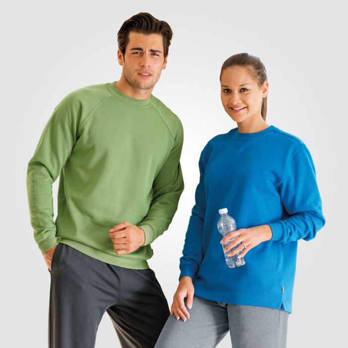 Sweat Shirt mit geradem Saumabschluss