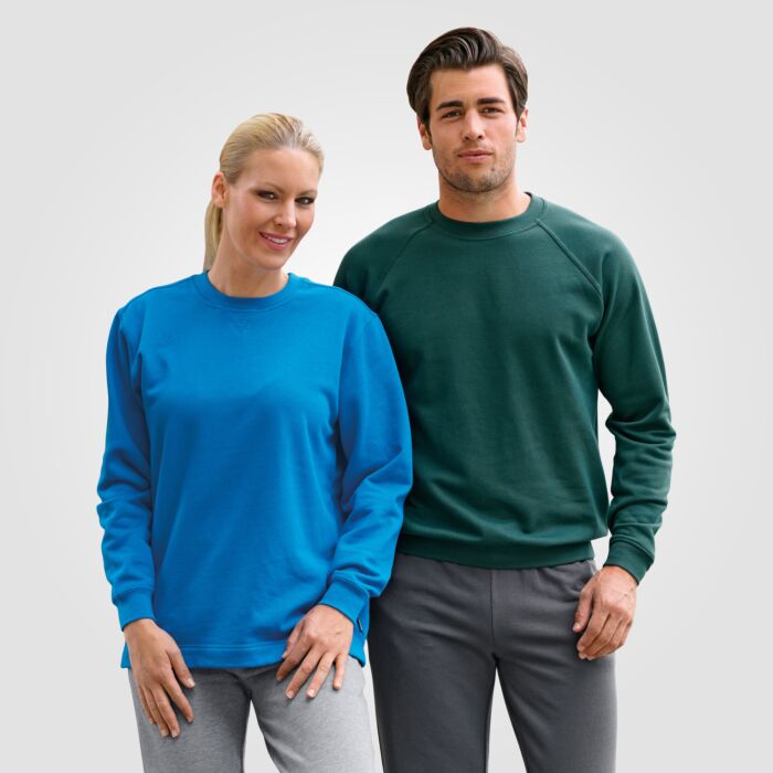 Sweat Shirt mit geradem Saumabschluss