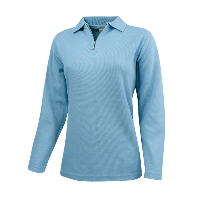Sweat-shirt à fines côtes