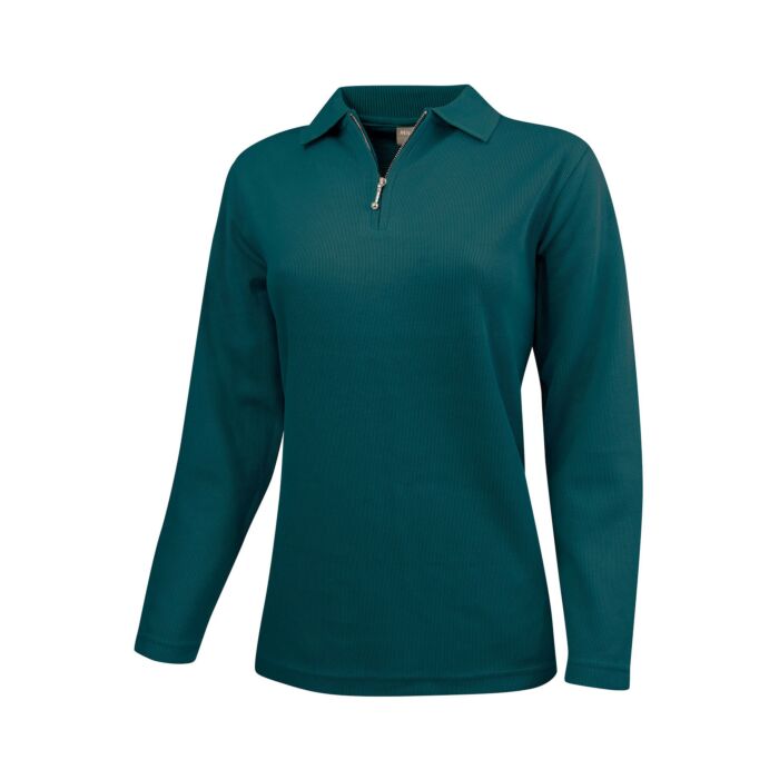 Sweat-shirt à fines côtes