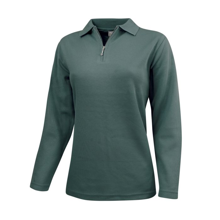 Image of Miss Beverly Sweat-Shirt mit feiner Ripp-Optik, dunkelgrün, XXL bei Lehner Versand Schweiz