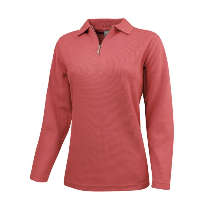 Sweat-Shirt mit feiner Ripp-Optik