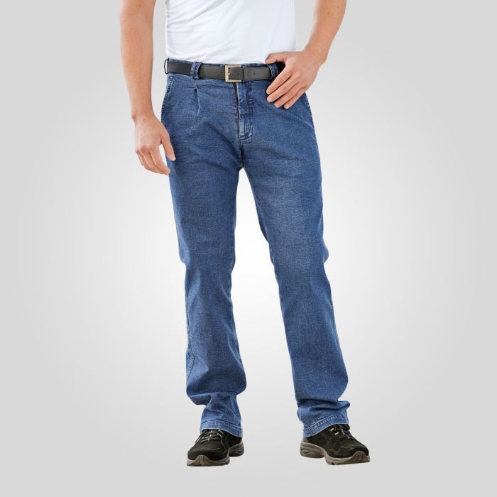 Image of Dehnbund Jeans grosse Grössen, blue denim, 44 bei Lehner Versand Schweiz