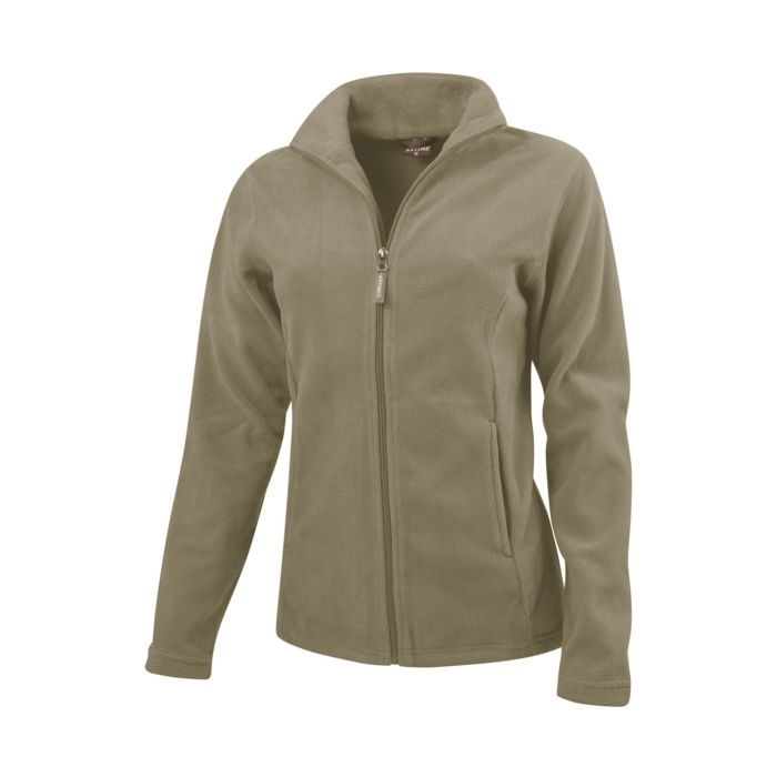 Image of Artime Damen-Fleecejacke uni mit Stehkragen, olive, XXL bei Lehner Versand Schweiz
