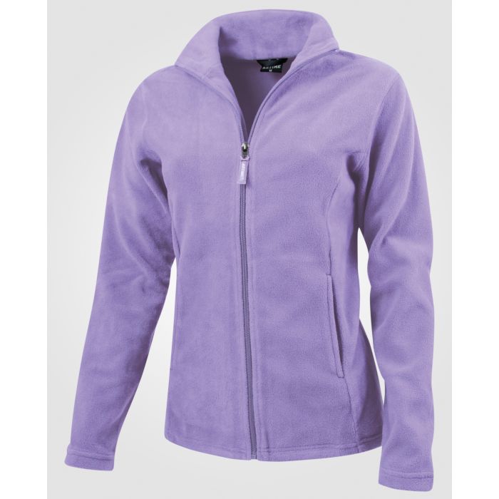 Image of Artime Damen-Fleecejacke uni mit Stehkragen, lila, XXL bei Lehner Versand Schweiz