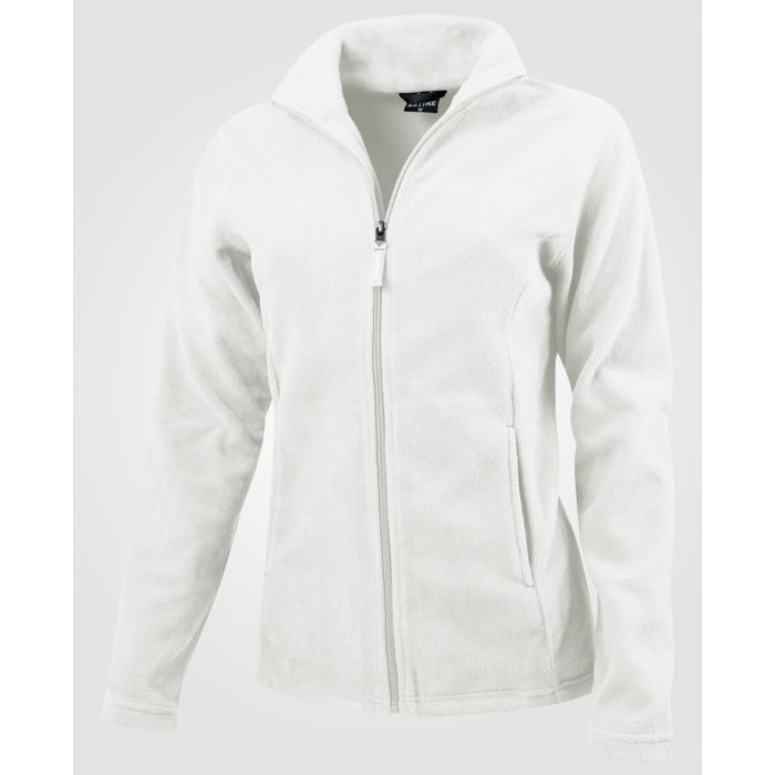 Image of Artime Damen-Fleecejacke uni mit Stehkragen, offwhite, XXL bei Lehner Versand Schweiz