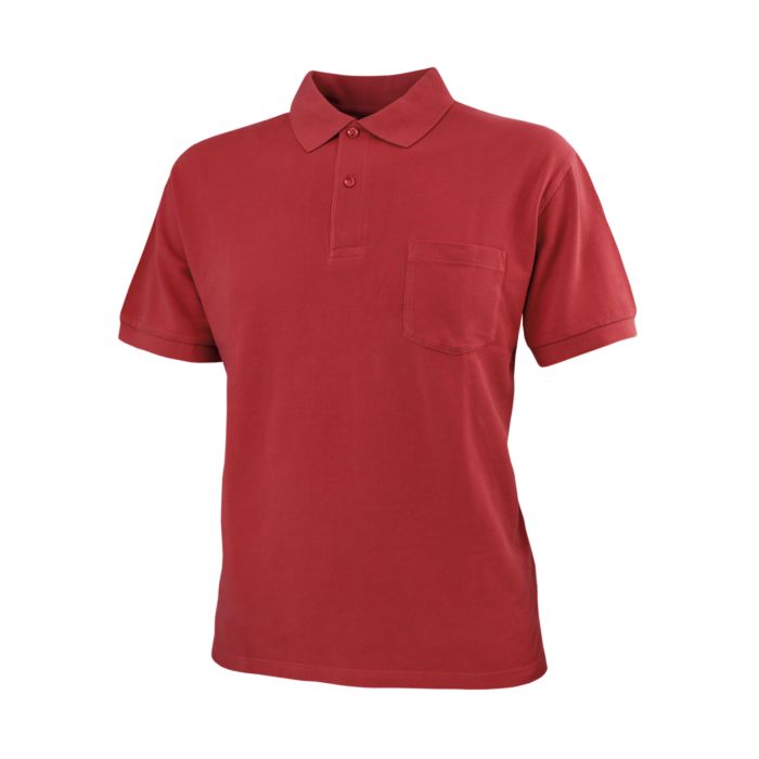 Image of Explorer Polo-Piqué-Shirt mit Brusttasche, rot bei Lehner Versand Schweiz