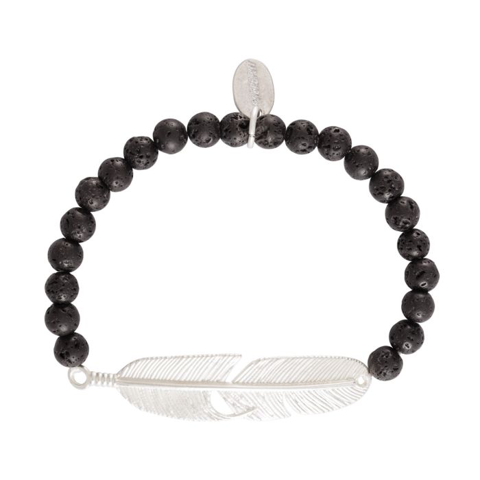 Image of Armband mit echten Steinen, schwarz bei Lehner Versand Schweiz