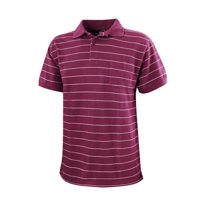 Polo piqué hommes avec poche de poitrine