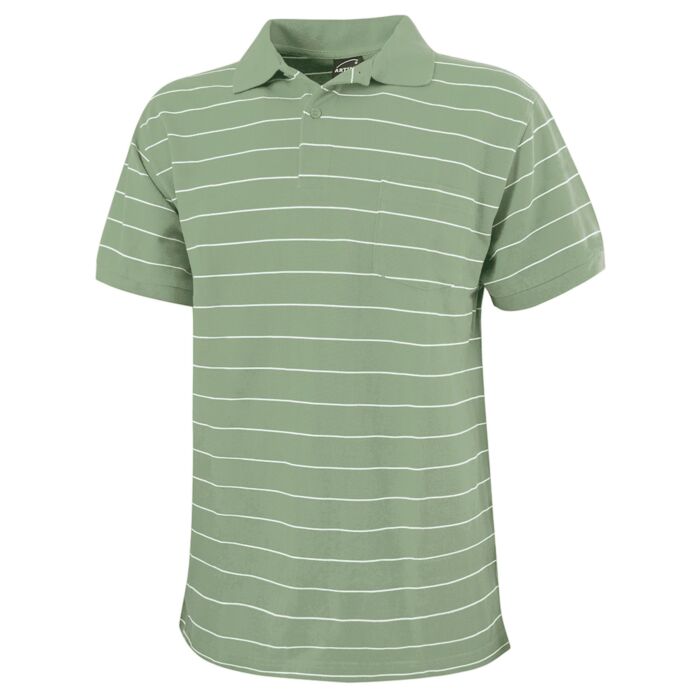Polo piqué hommes avec poche de poitrine