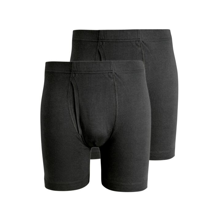 Short boxer avec élastique large à la taille