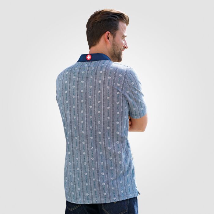 ISA Herren Poloshirt Edelweiss