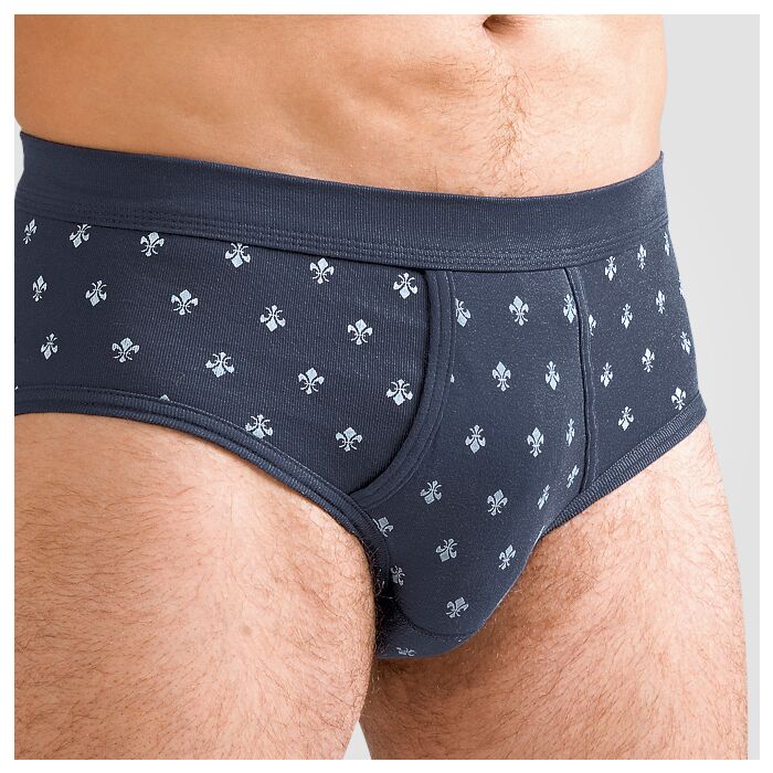 Slip - motifs fleurs de lys - lot de 3