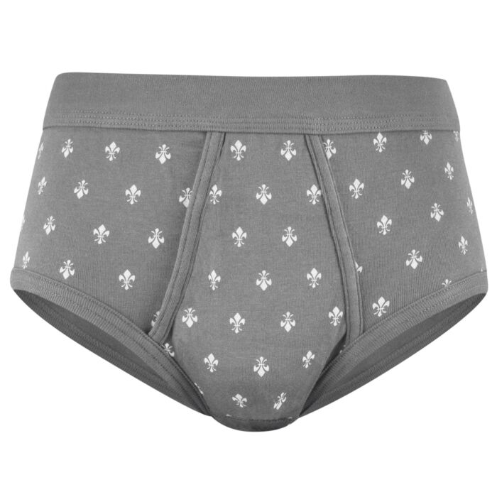 Slip - motifs fleurs de lys - lot de 3