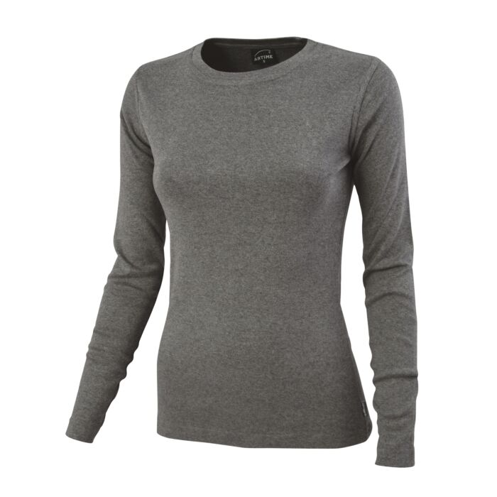 Rundhals-Shirt langarm