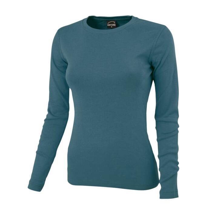 Rundhals-Shirt langarm