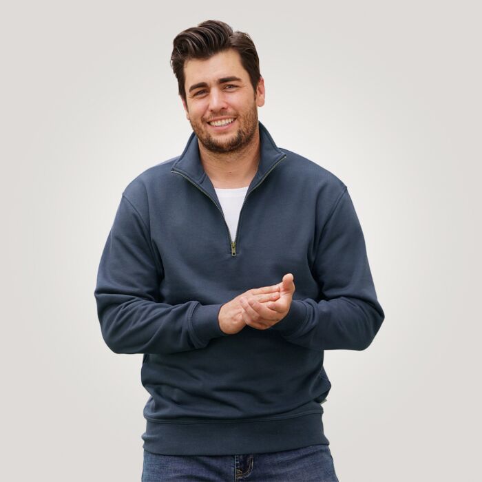 Sweat-shirt zippé