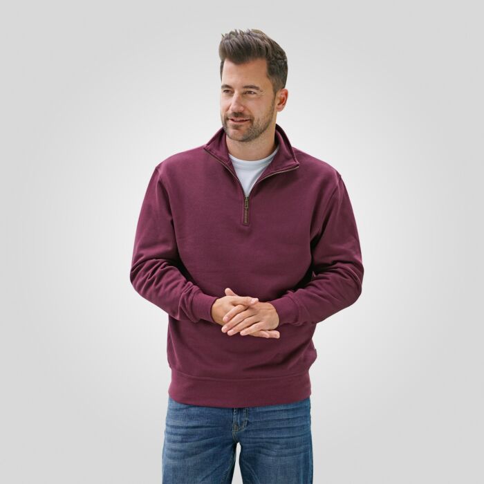 Sweat-shirt zippé