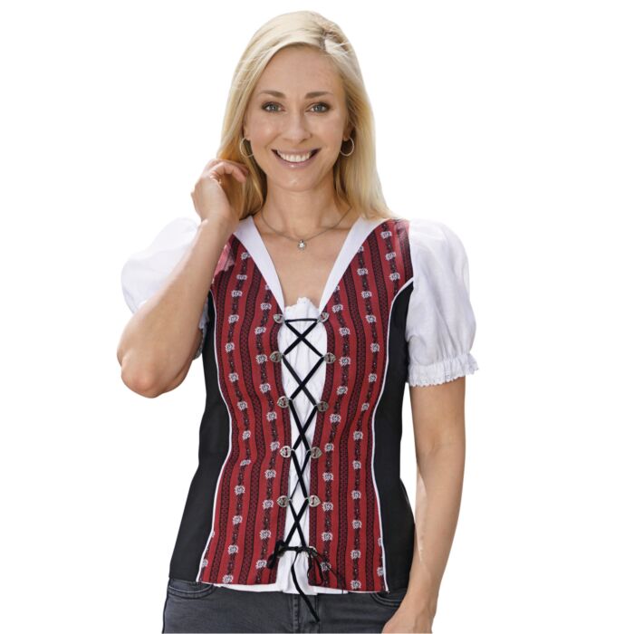 Edelweiss Shirt mit Schnürung main product photo