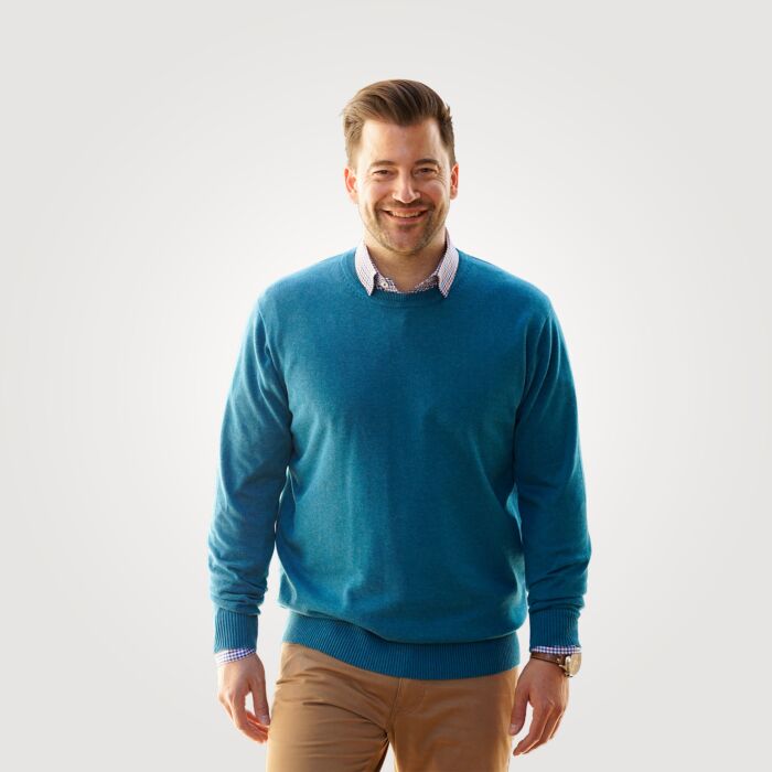 Rundhals-Pullover Baumwolle main product photo