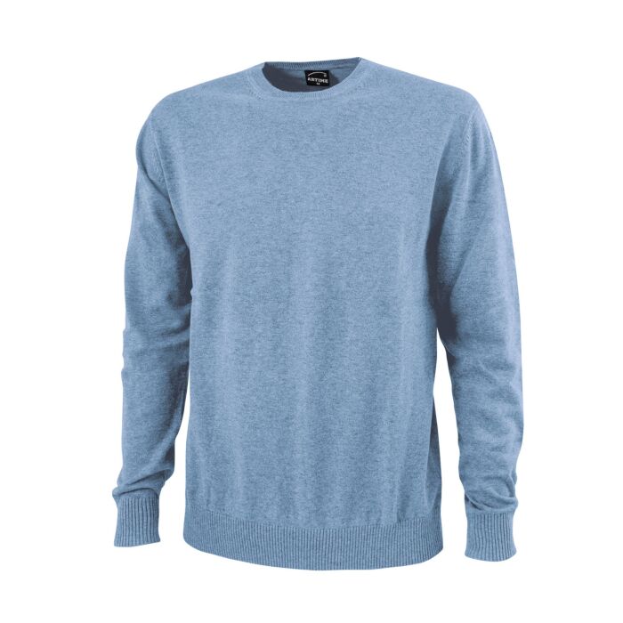Rundhals-Pullover Baumwolle